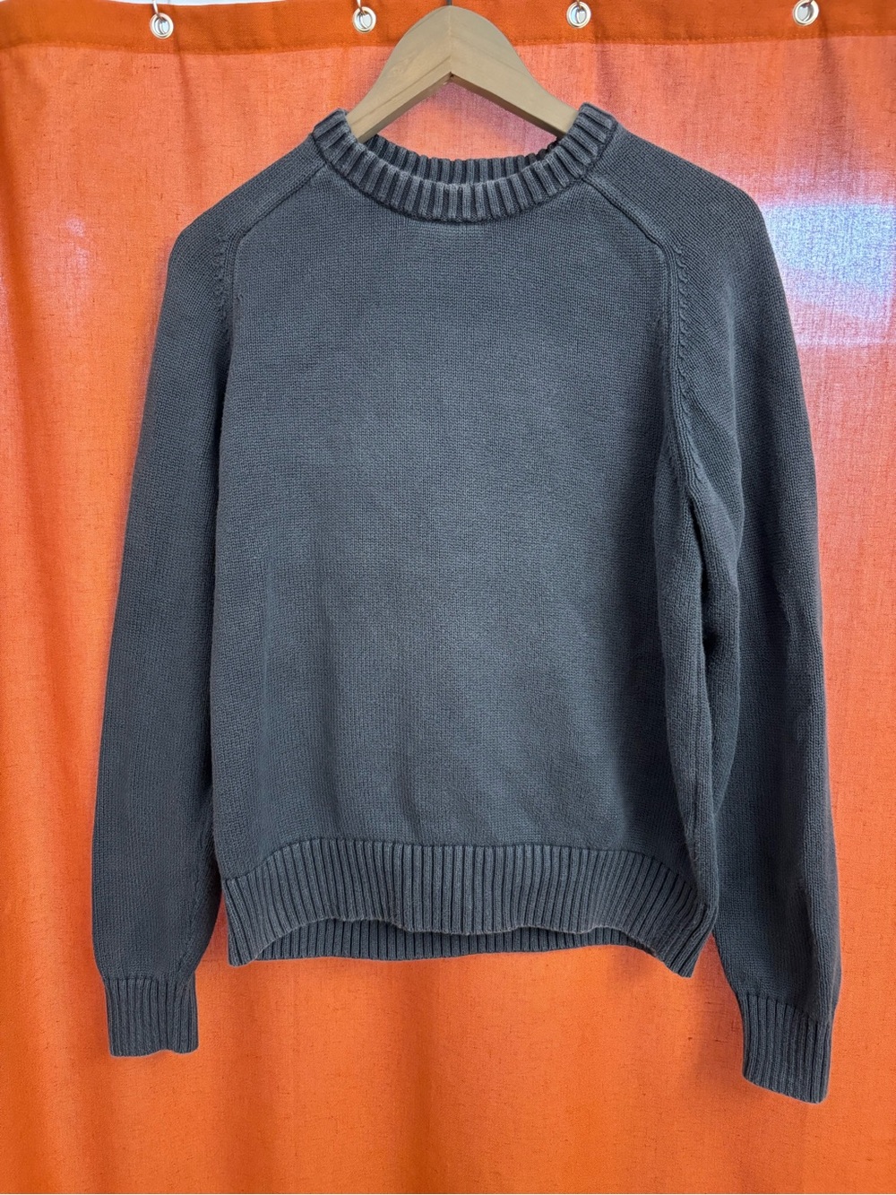 Lands’ End Navy Drifter Crewneck Sweater. Size: Medium (38-40)